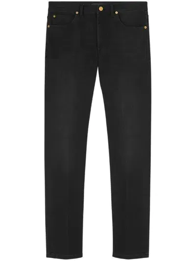 Versace Man Faded Washed Black Jeans - 1013886