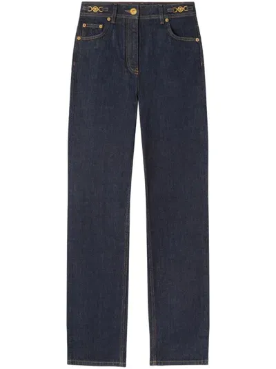 Versace Medusa '95 Straight-leg Jeans In Blue