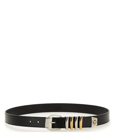 Versace Medusa Belt In Black