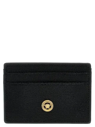 Versace 'medusa Biggie' Card Holder In Black