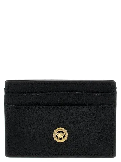 Versace Medusa Biggie Card Holder In Black