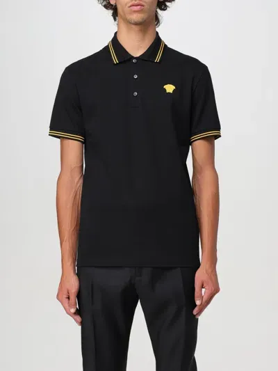 Versace Polo Shirt  Men Color Black