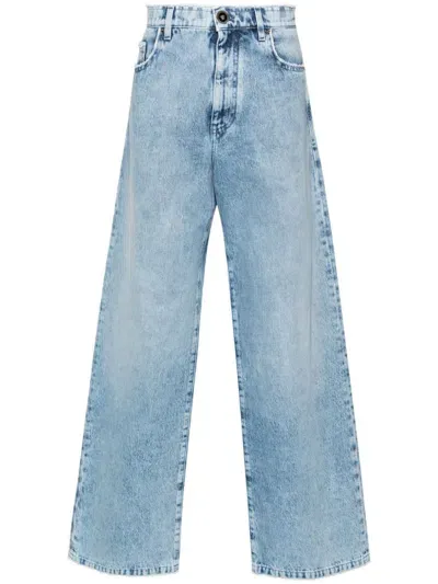 Versace Straight Jeans In Blue