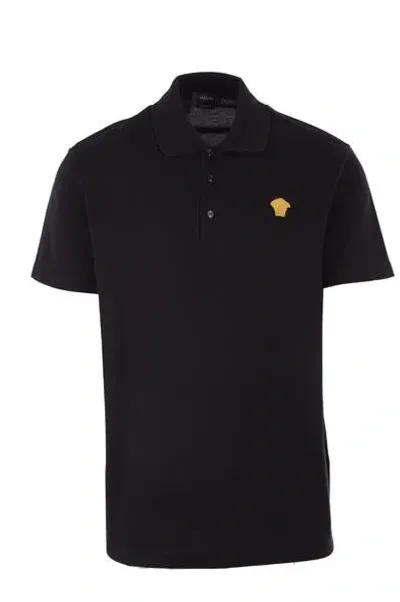 Versace T-shirts And Polos In Black