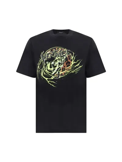 Versace T-shirts In Black