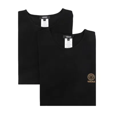 Versace T-shirts In Black