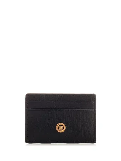 Versace The Medusa Card Holder In Black