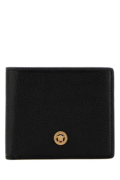 Versace Wallets In Black