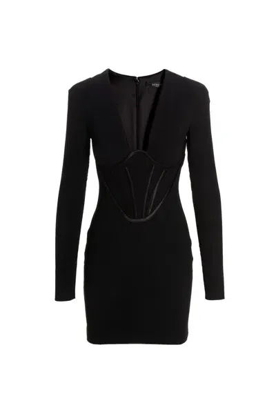 Versace Women 'cocktails' Dress In Black