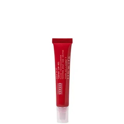 Versed Silk Slip Conditioning Tinted Lip Oil 9ml - Various Shades - Ruby In White