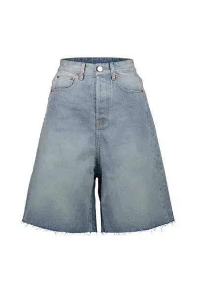 Vetements Denim Short Clothing In Blue