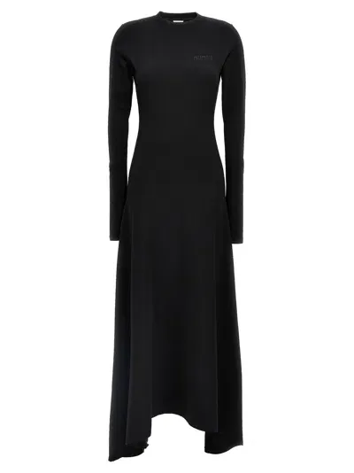 Vetements Logo Embroidery Dress Dresses In Black