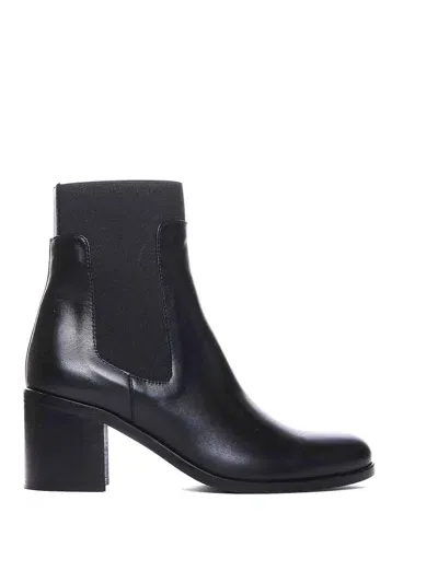 Via Roma 15 Beatles Pump Booties In Black