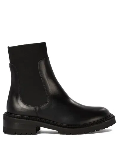 Via Roma 15 Santa Monica Ankle Boots Black