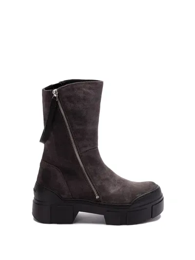 Vic Matie `silverstone` Ankle Boots In Gray