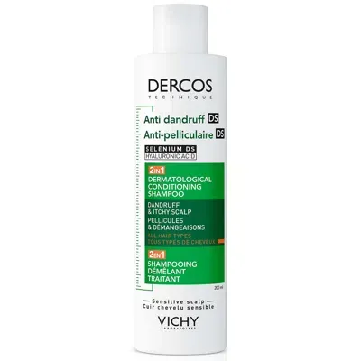 Vichy Dercos Anti-dandruff 2in1 Dermatological Conditioning Shampoo 200ml In White