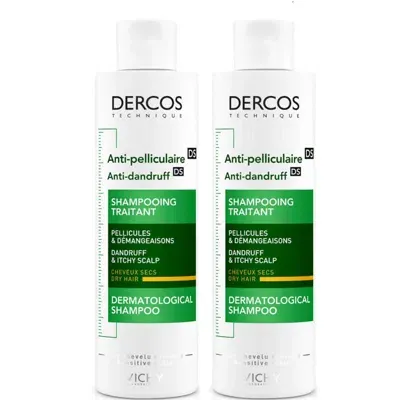 Vichy Dercos Anti-dandruff Dry Hair Duo In White