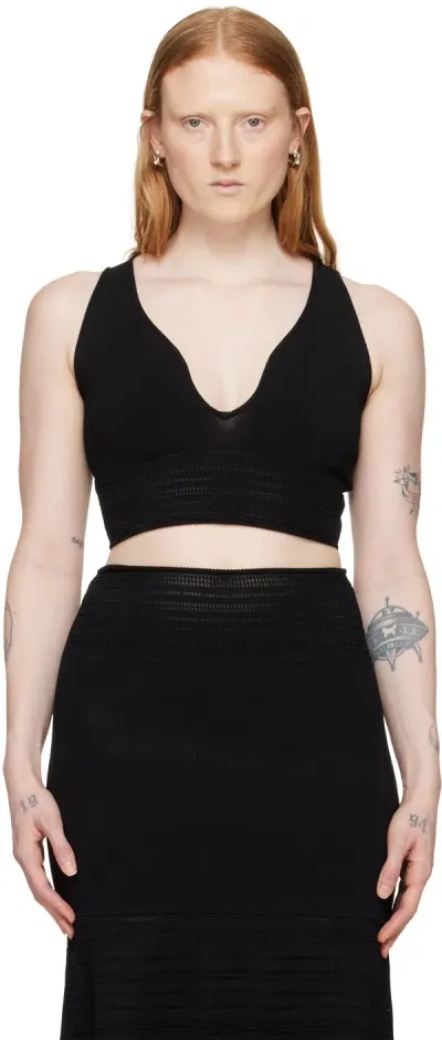 Victoria Beckham Black Frame Detail Camisole