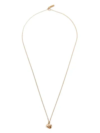 Victoria Beckham Camellia Necklace In Gold