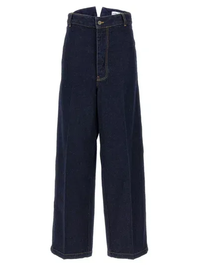 Victoria Beckham High-rise Wide-leg Jeans In Blue