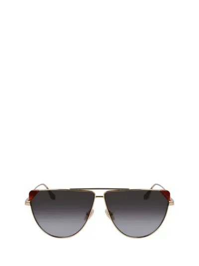 Victoria Beckham Sunglasses In Gold