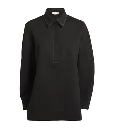 Victoria Beckham Waistcoat-detail Shirt In Black