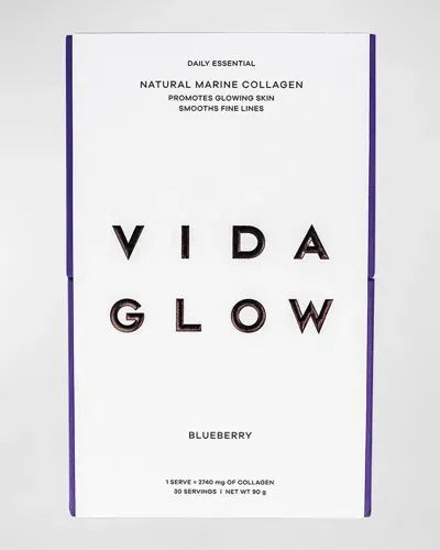 Vida Glow Blueberry Marine Collagen, 30 Servings In White