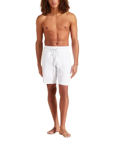 Vilebrequin Bolide Terry Bermuda Shorts In White