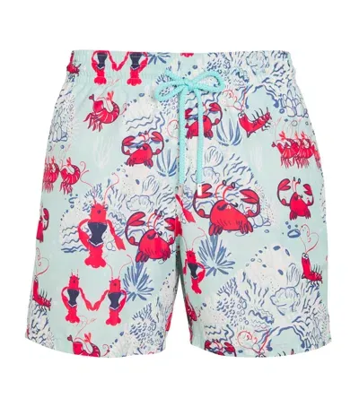 Vilebrequin Cartoon Lobster Swim Shorts In Blue