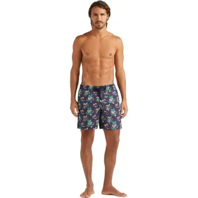 Vilebrequin Landscape Turtles Swim Trunks In Multicoloured