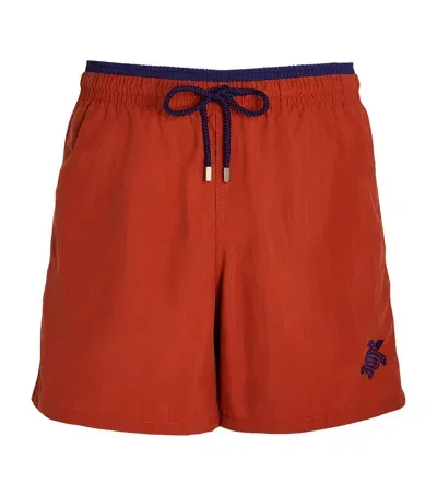 Vilebrequin Mokami Swim Shorts In Orange