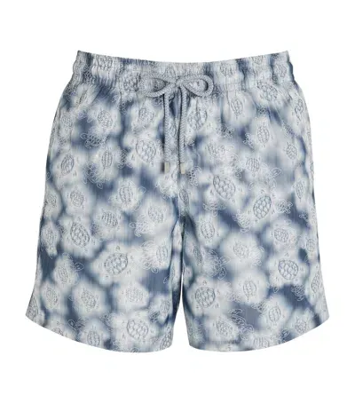 Vilebrequin Moopea Swim Shorts In Gray