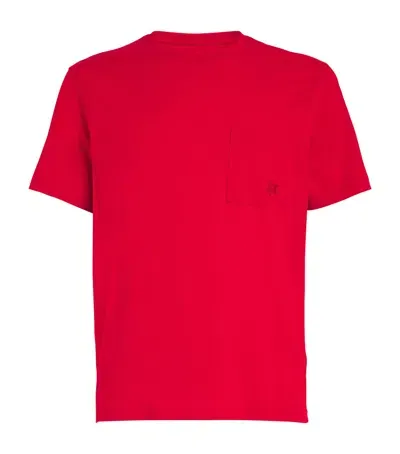 Vilebrequin Organic Cotton Titan T-shirt In Red