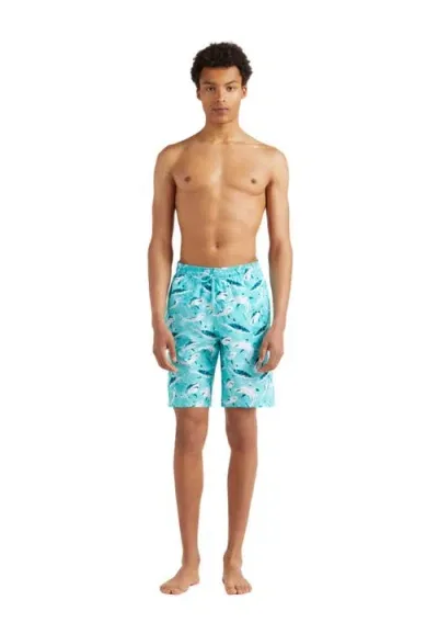 Vilebrequin Okohina 7.5 Swim Shorts In Spry Lagoo