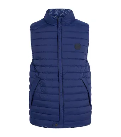 Vilebrequin Reversible Gilet In Blue