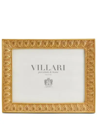 Villari Textured-finish Photo Frame In Gold