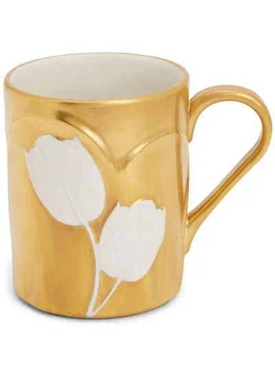 Villari Tulip Mug In Gold