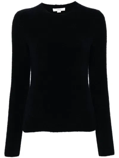 Vince Long-sleeve Crew-neck Jumper In Black