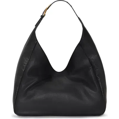 Vince Camuto Marza Leather Shoulder Bag In Black