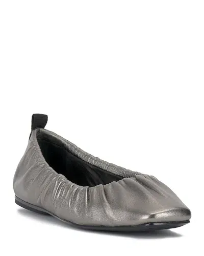 Vince Camuto Women's Verline Ballet Flats In Pewter Metallic