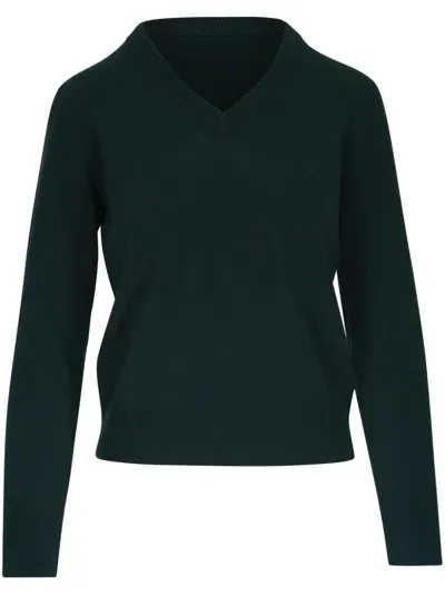 Vince Cashmere Jumper In Green