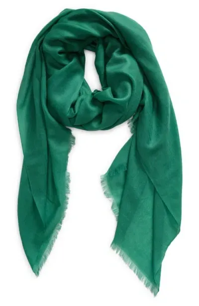 Vince Lightweight Cashmere Scarf In Green