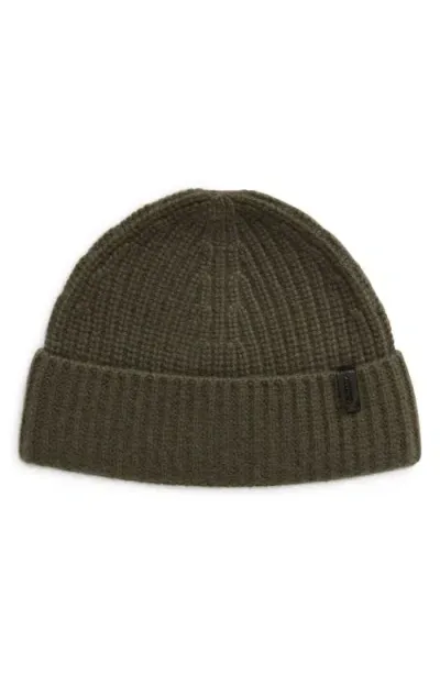 Vince Shaker Stitch Cashmere Beanie In Brown