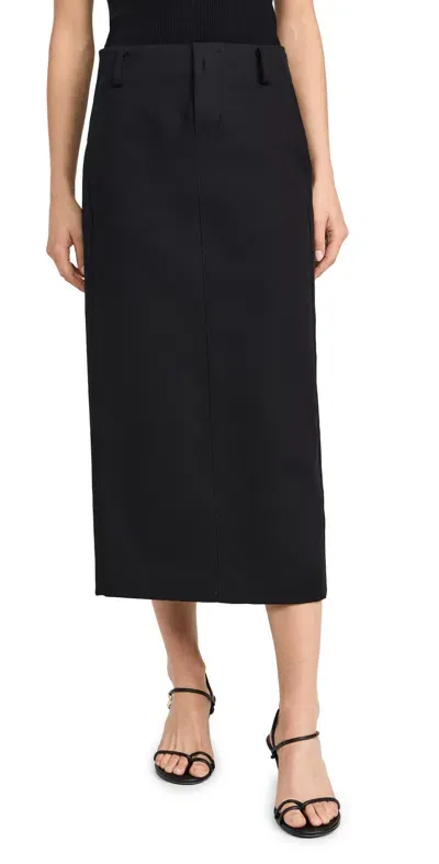 Vince Straight Fit Trouser Skirt Black