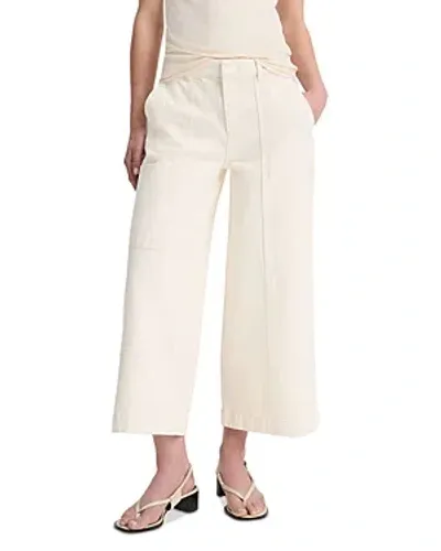 Vince Utility Cropped Pants In White