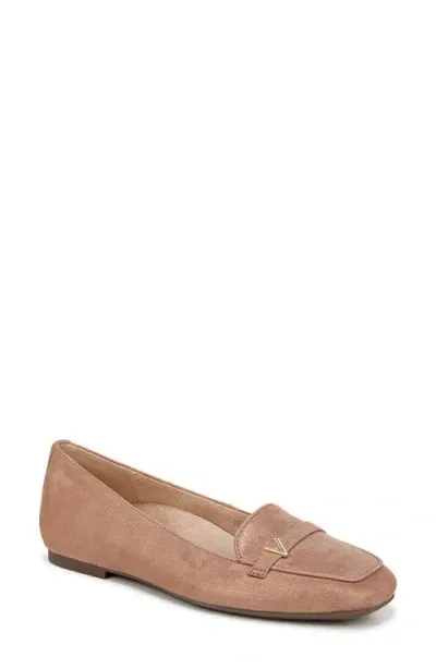 Vionic Hayes Square Toe Loafer In Rose Gold