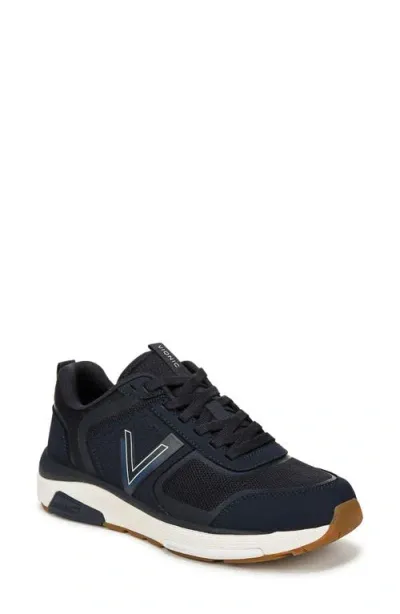 Vionic Strider Tech Walking Shoe In Navy Blazer