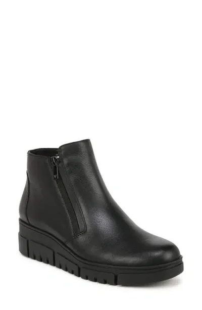 Vionic Uptown Sur Platform Wedge Bootie In Black