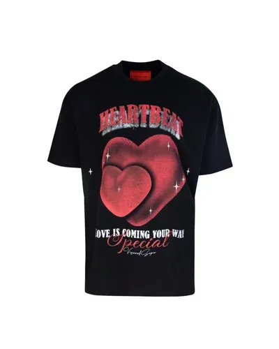 Vision Of Super T-shirt Heartbeat Nera In Black