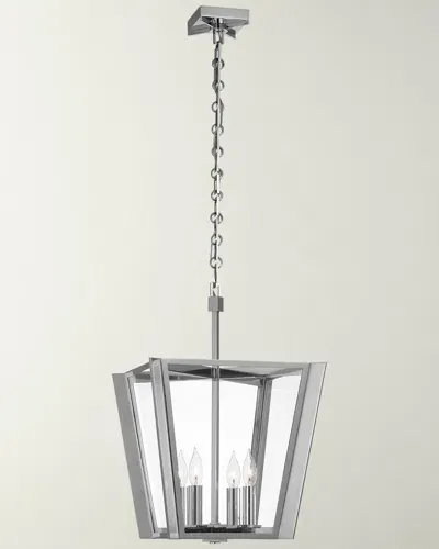 Visual Comfort Signature Palais 15" Lantern By Paloma Contreras In Polished Nickel